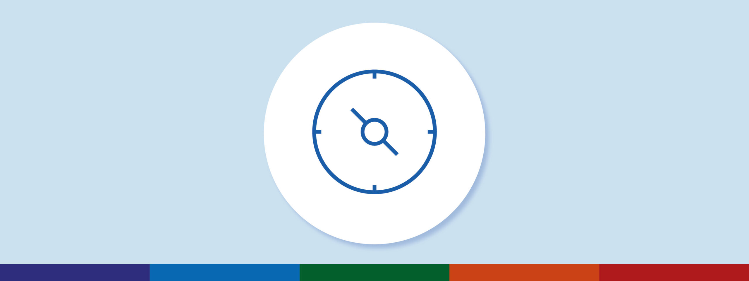 Icon of a compass setting direction