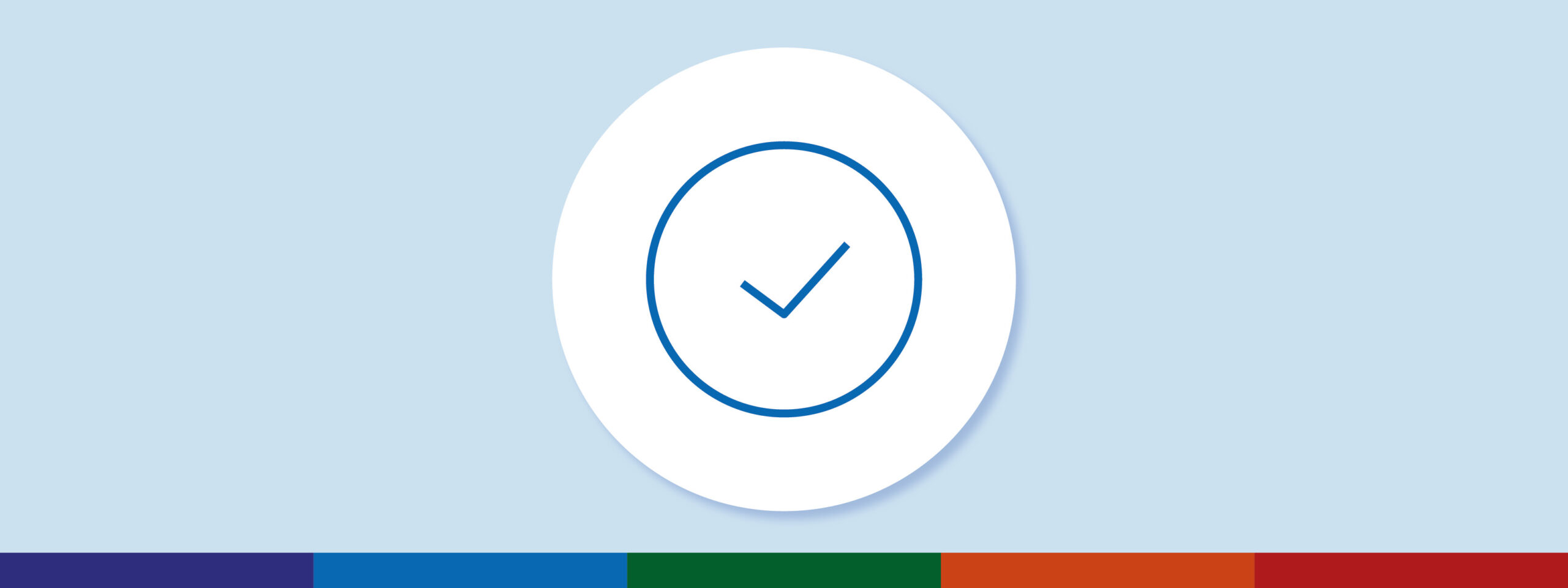 Icon of tick representing goals achieved