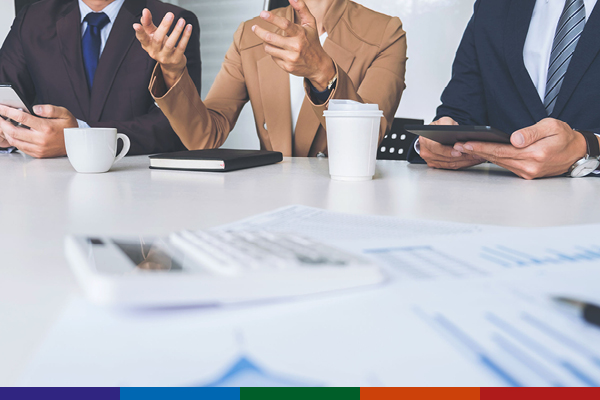 Officials in a meeting