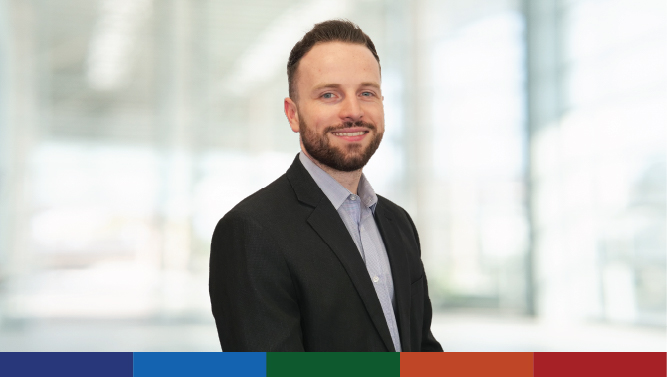 Image of former grad programme member, and current Strategic Business Lead, Michael