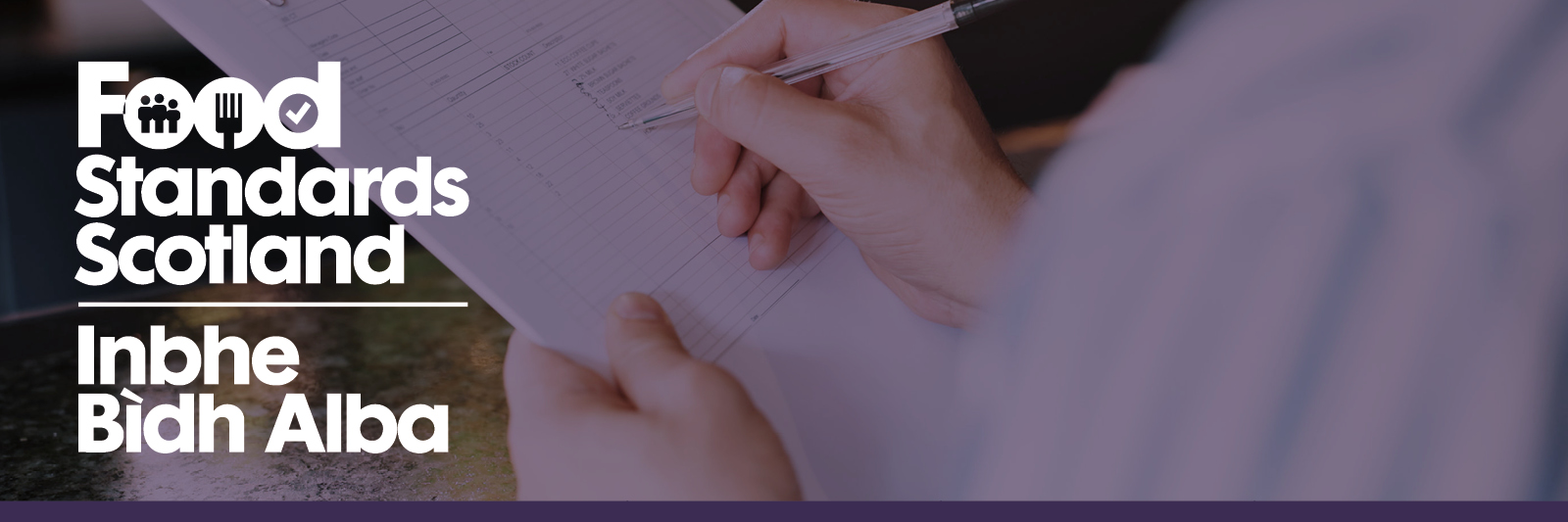 Clipboard and Food Standards Scotland logo