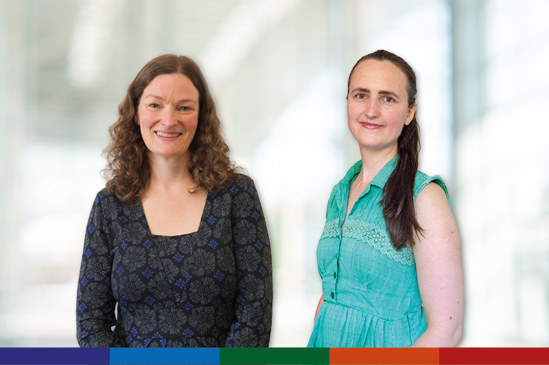 image of Social Research colleagues, Heid and Carol