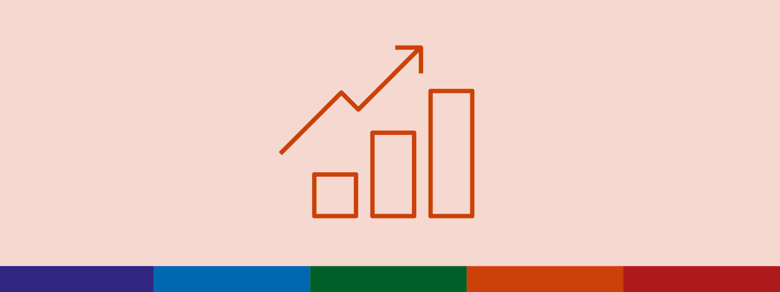 Icon showing graph with bar chart